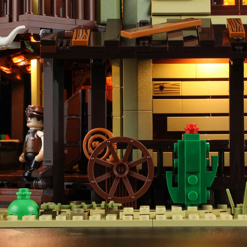 LUMIBRICKS Western Saloon – Lighted Building Set