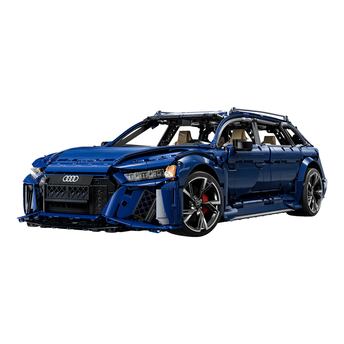 Side view of the blue CaDA Audi RS6 Avant