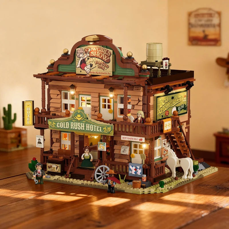 LumiBricks Old West Inn – 2,682 Pieces