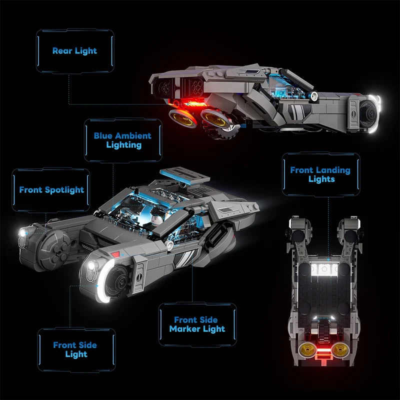 LumiBricks K’s Spinner – Blade Runner 2049 Light-Up Building Set