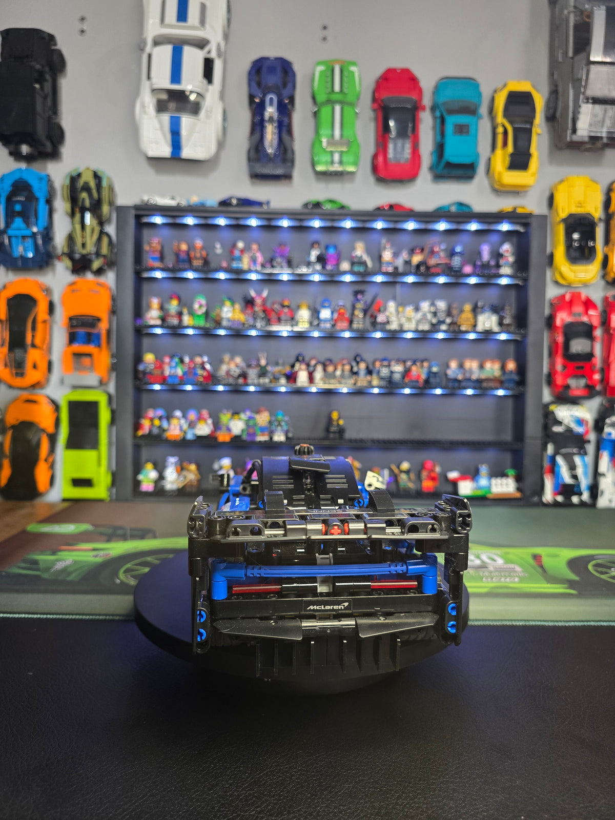 Rear view of the LEGO McLaren Senna GTR