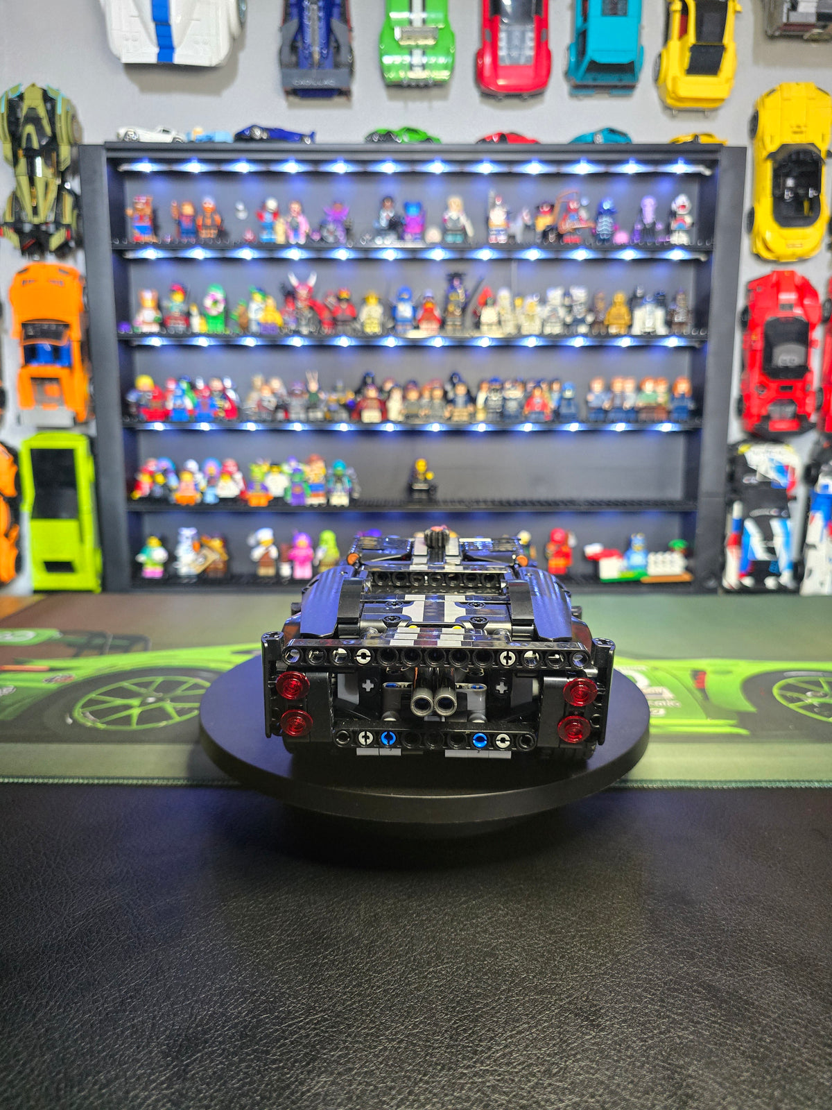 Rear view of the LEGO Ford GT40 MKII