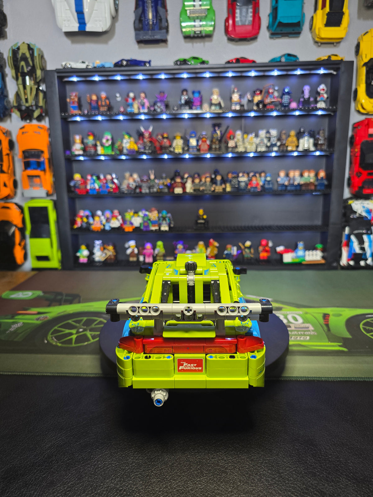 Rear view of the LEGO Mitsubishi Eclipse