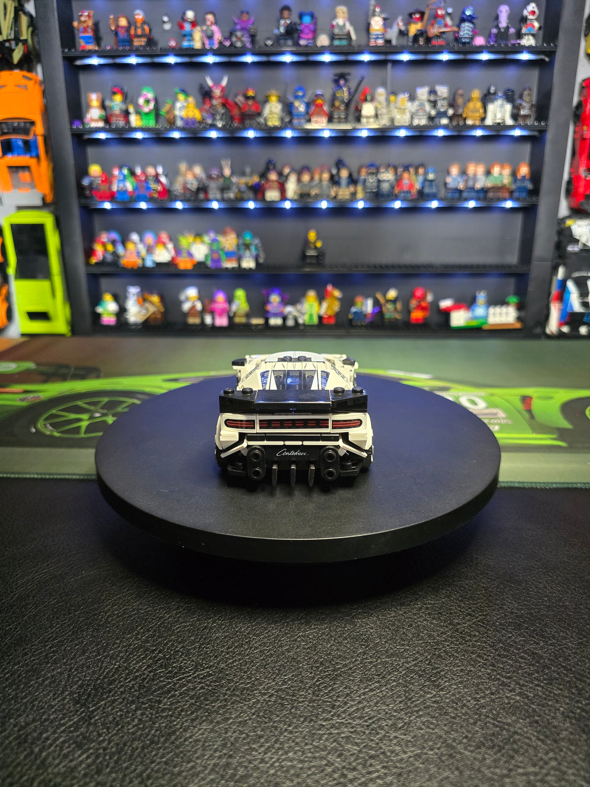 Rear view of the LEGO Bugatti Centodieci