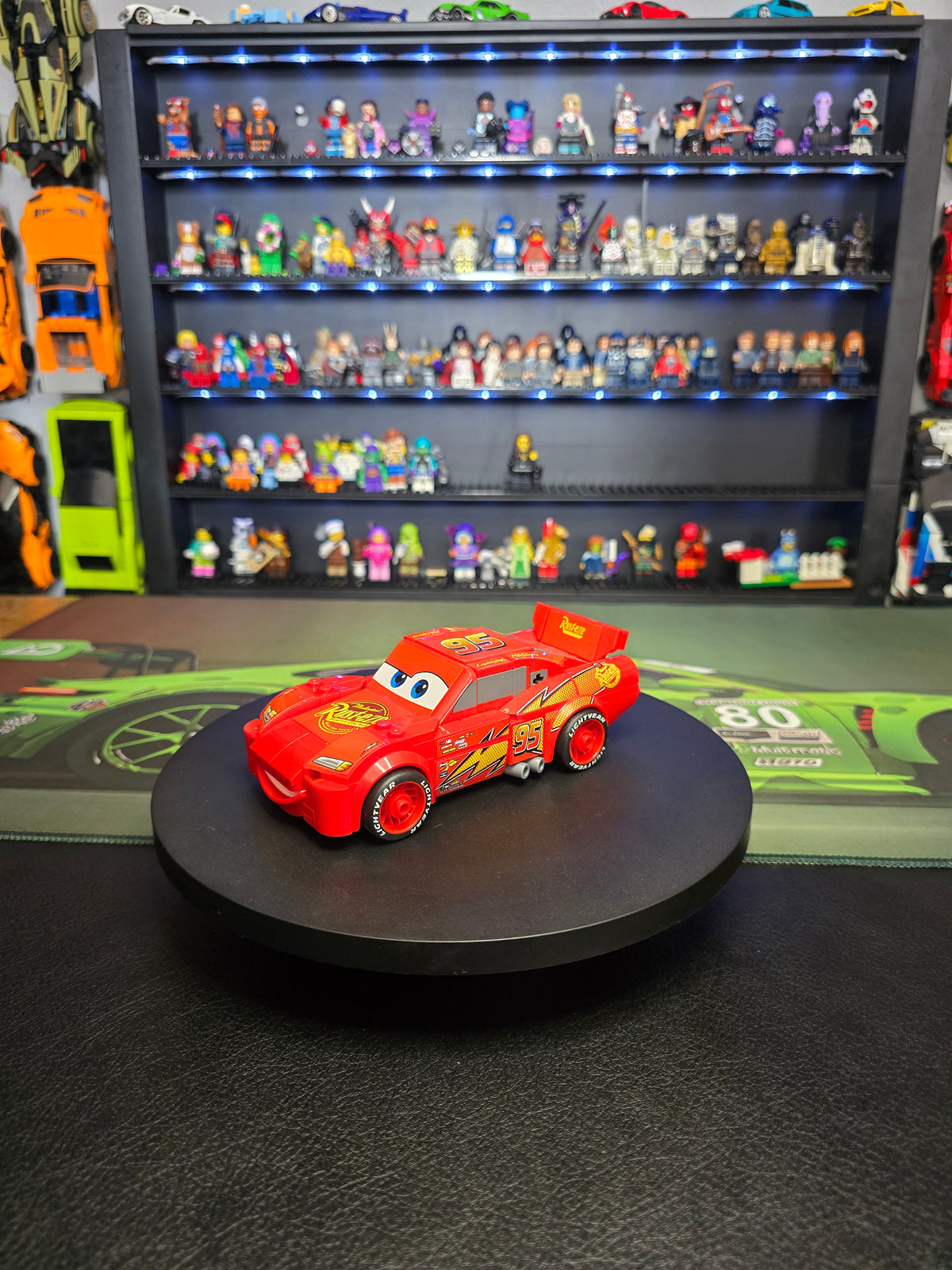 Front three-quarter view of Lightning McQueen