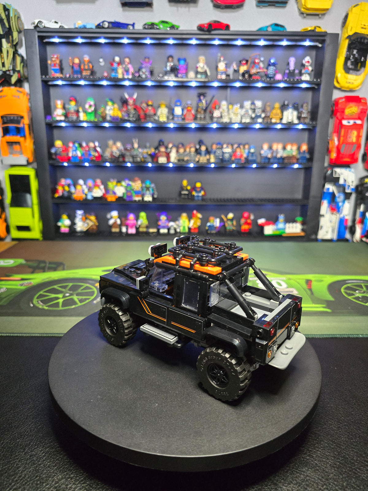 Side view of the LEGO Land Rover Defender