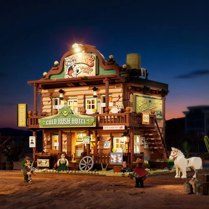LumiBricks Old West Inn – 2,682 Pieces