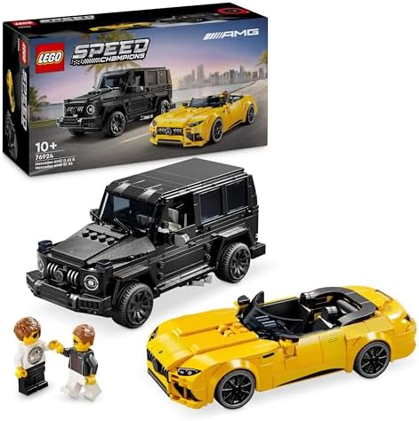 LEGO Speed Champions Mercedes-AMG G 63 and SL 63 with box and figures