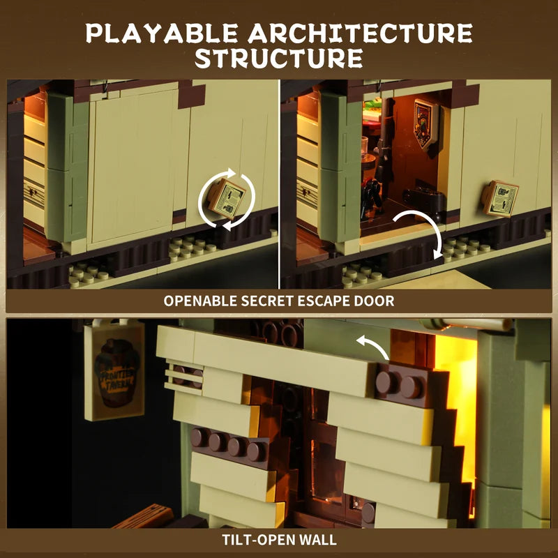 LUMIBRICKS Western Saloon – Lighted Building Set