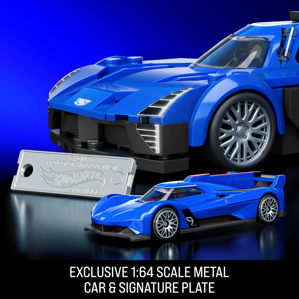Cadillac Project GTP with metal die-cast car and signature plate