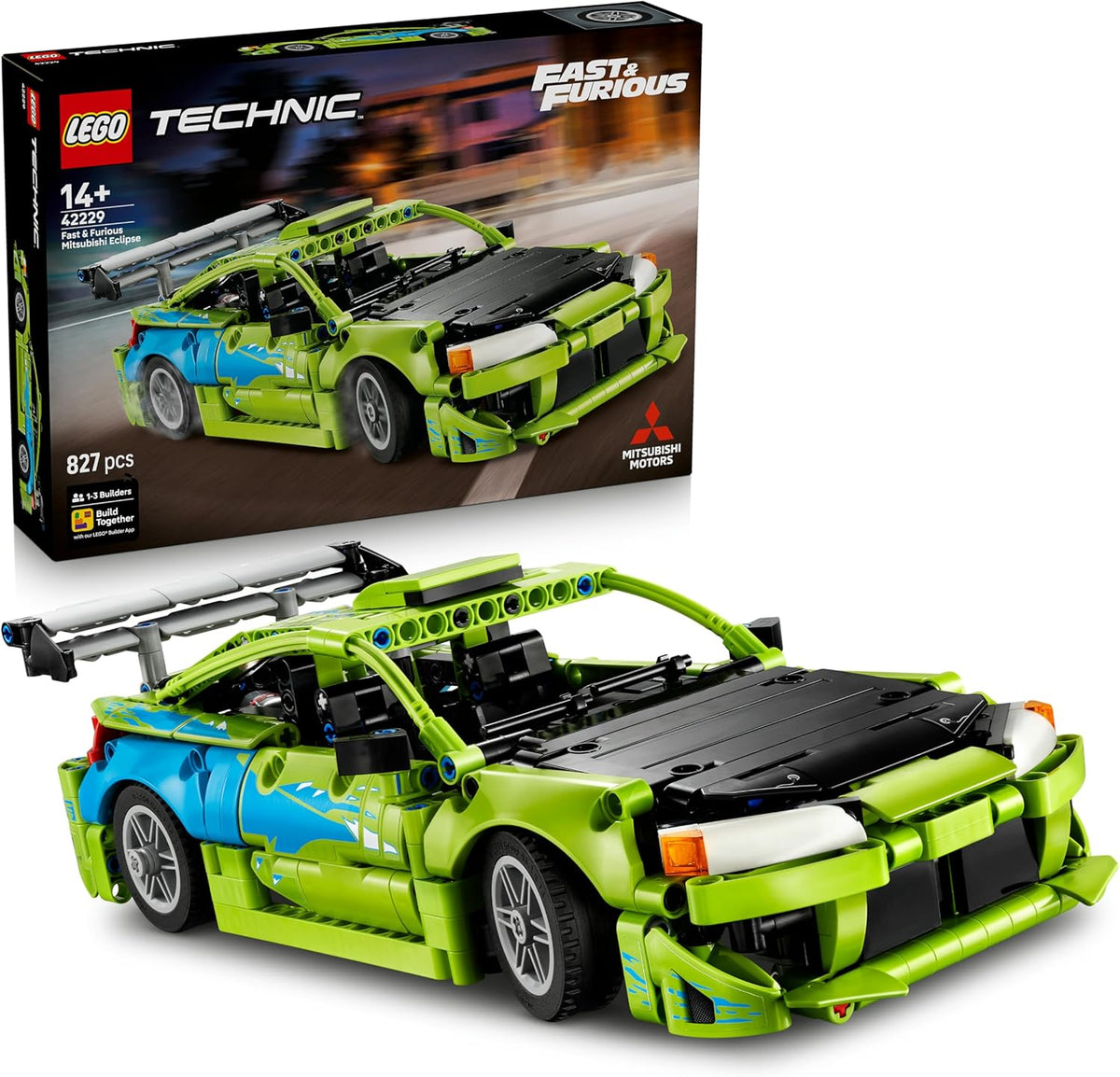 LEGO Technic Fast & Furious Mitsubishi Eclipse with product box
