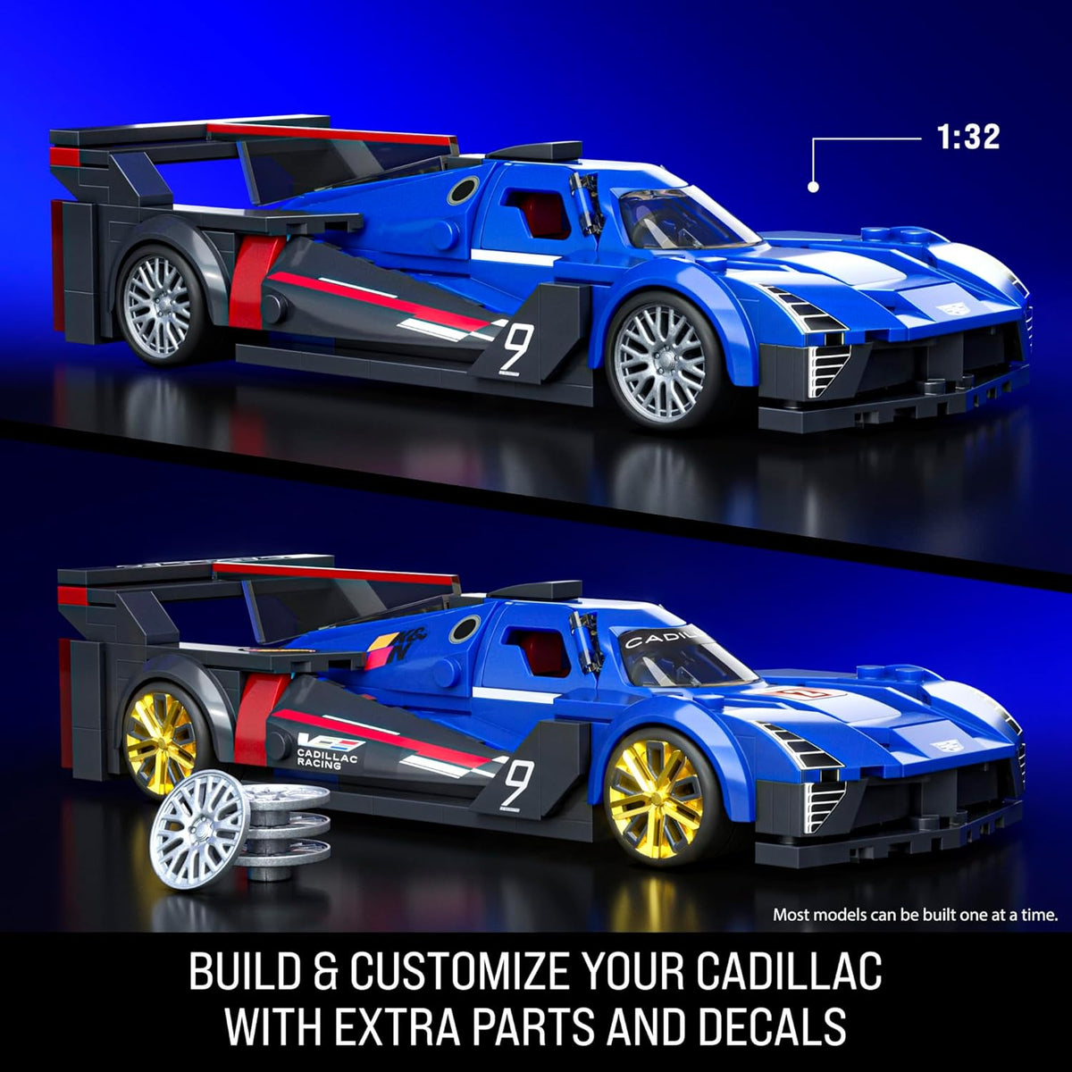 Cadillac Project GTP customisation options with extra wheels and decals