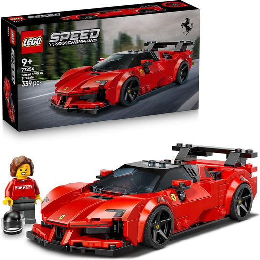LEGO Speed Champions Ferrari SF90 XX Stradale with box and driver figure