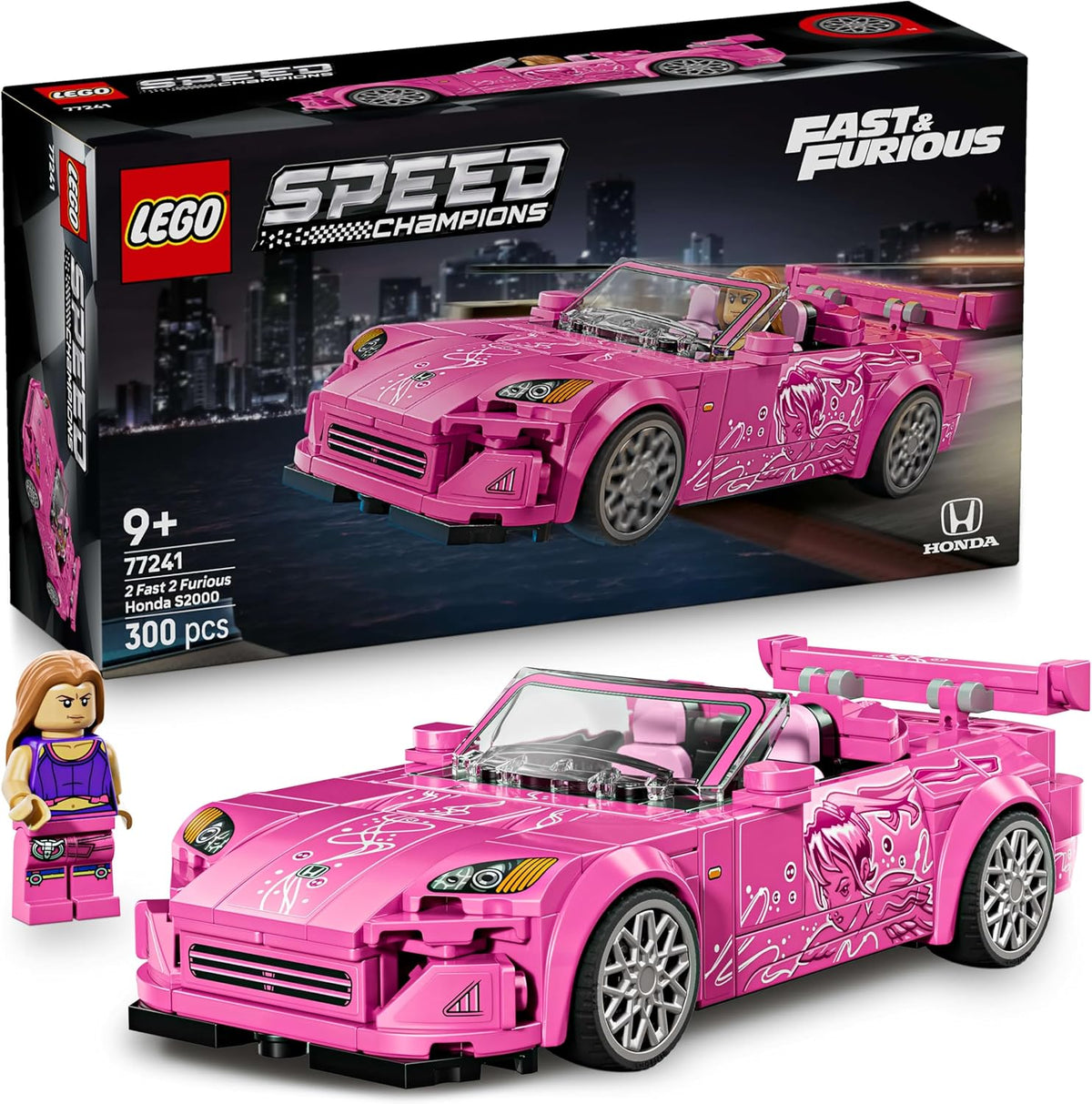 LEGO Speed Champions Honda S2000 with box and Suki figure