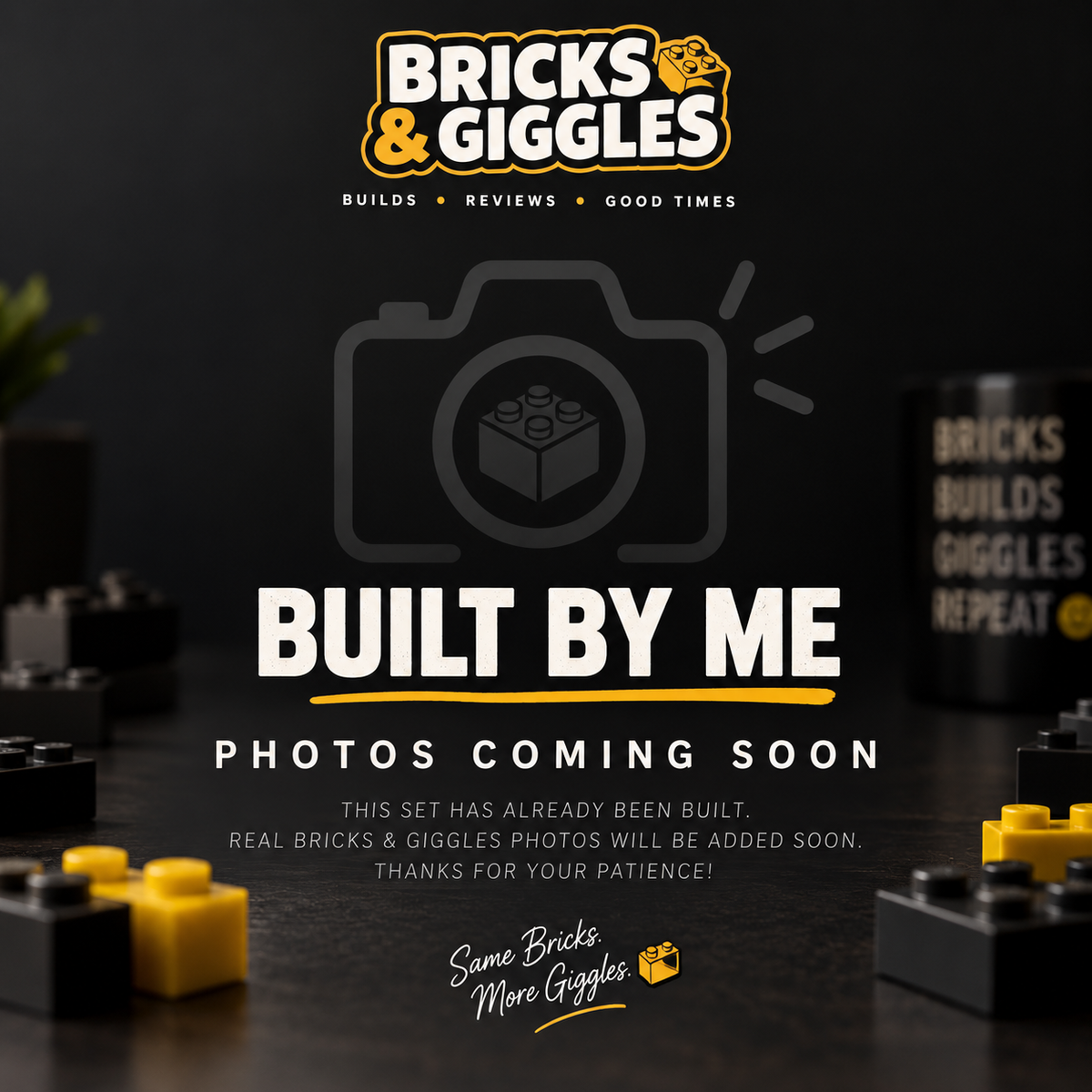 Bricks & Giggles photos coming soon placeholder for the Mercedes F1 build