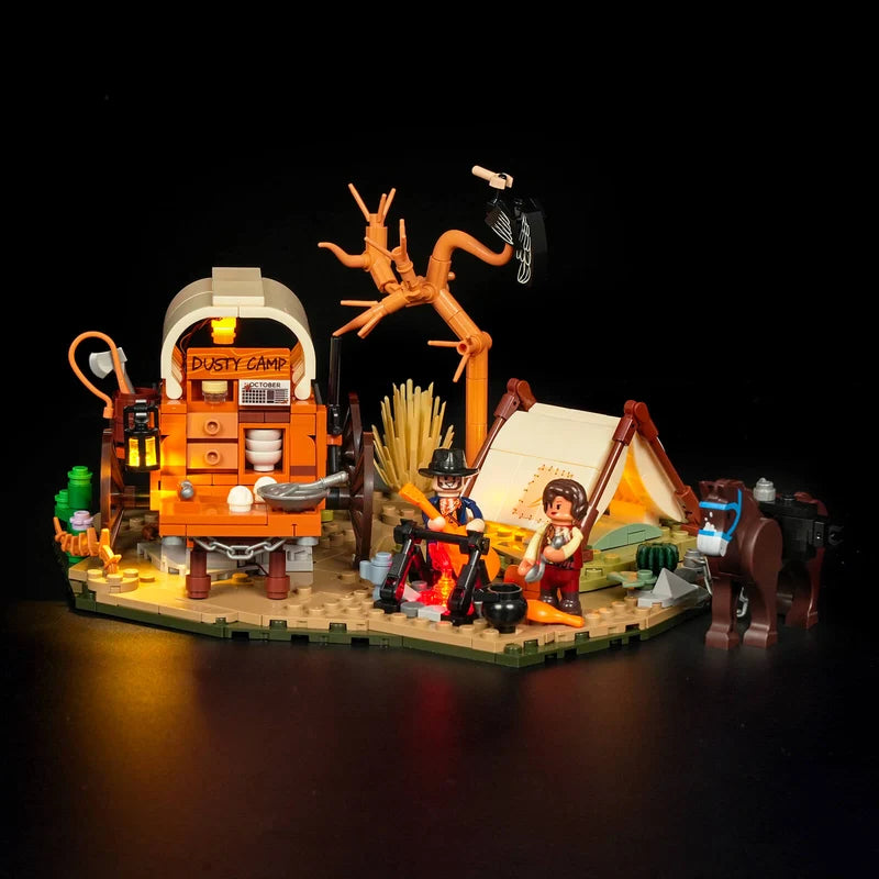 LUMIBRICKS Cowboy camp - 542 Piece building set
