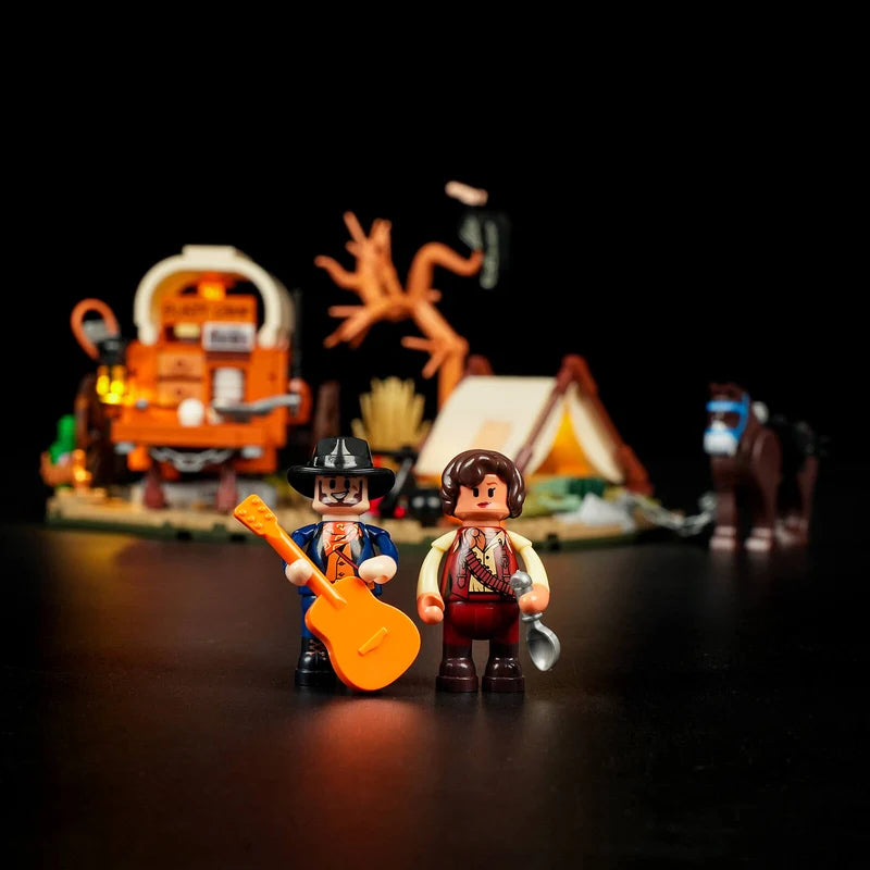 LUMIBRICKS Cowboy camp - 542 Piece building set