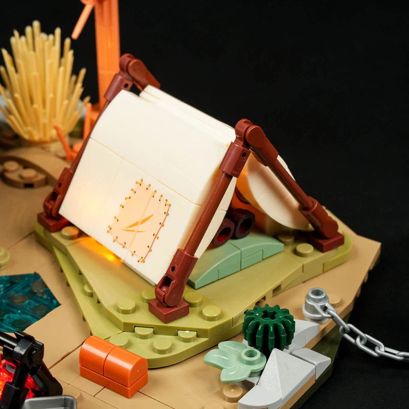 LUMIBRICKS Cowboy camp - 542 Piece building set