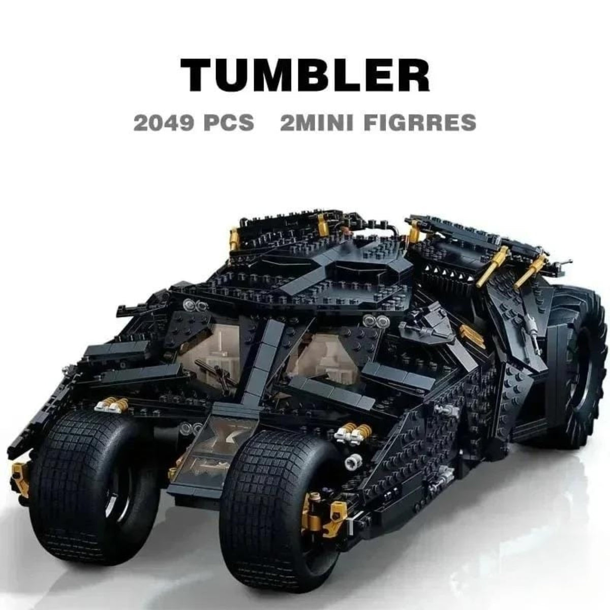 BrickVivid Tumbler-style 2,049-piece building set