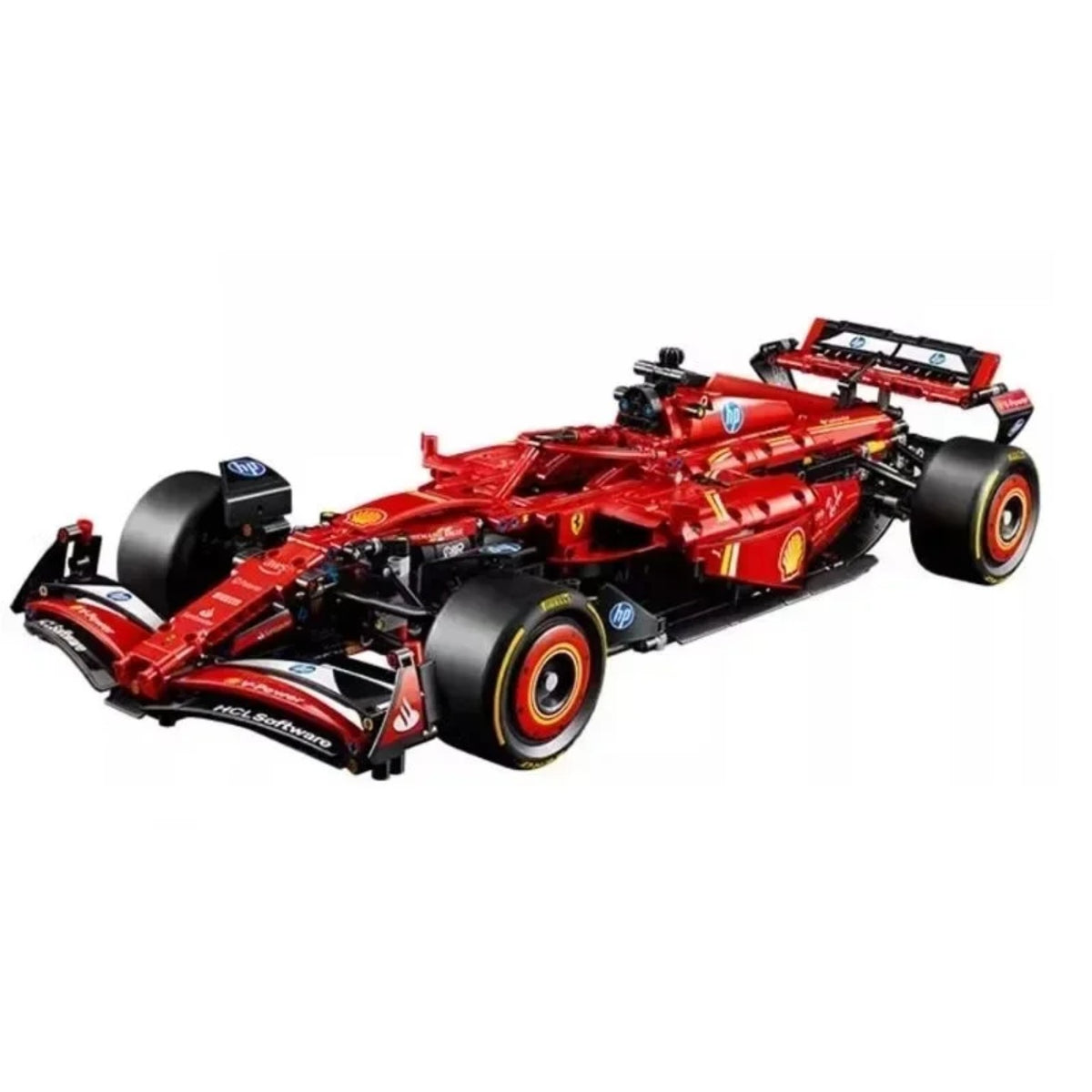 BrickVivid Ferrari F1 1:8 scale red Formula 1 building set
