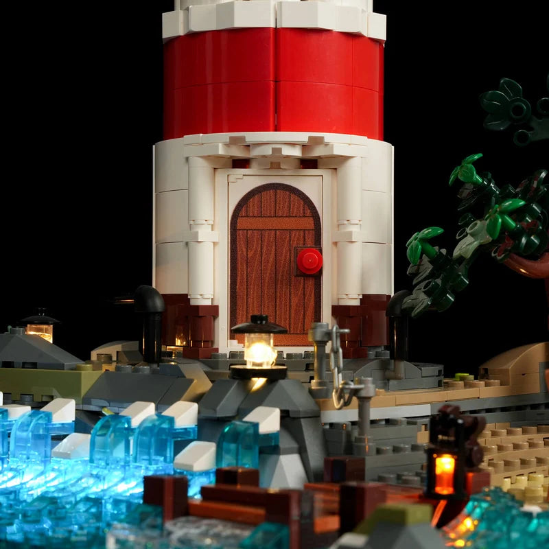 LumiBricks Sunrise Lighthouse – 1,632 Piece Light-Up Building Set