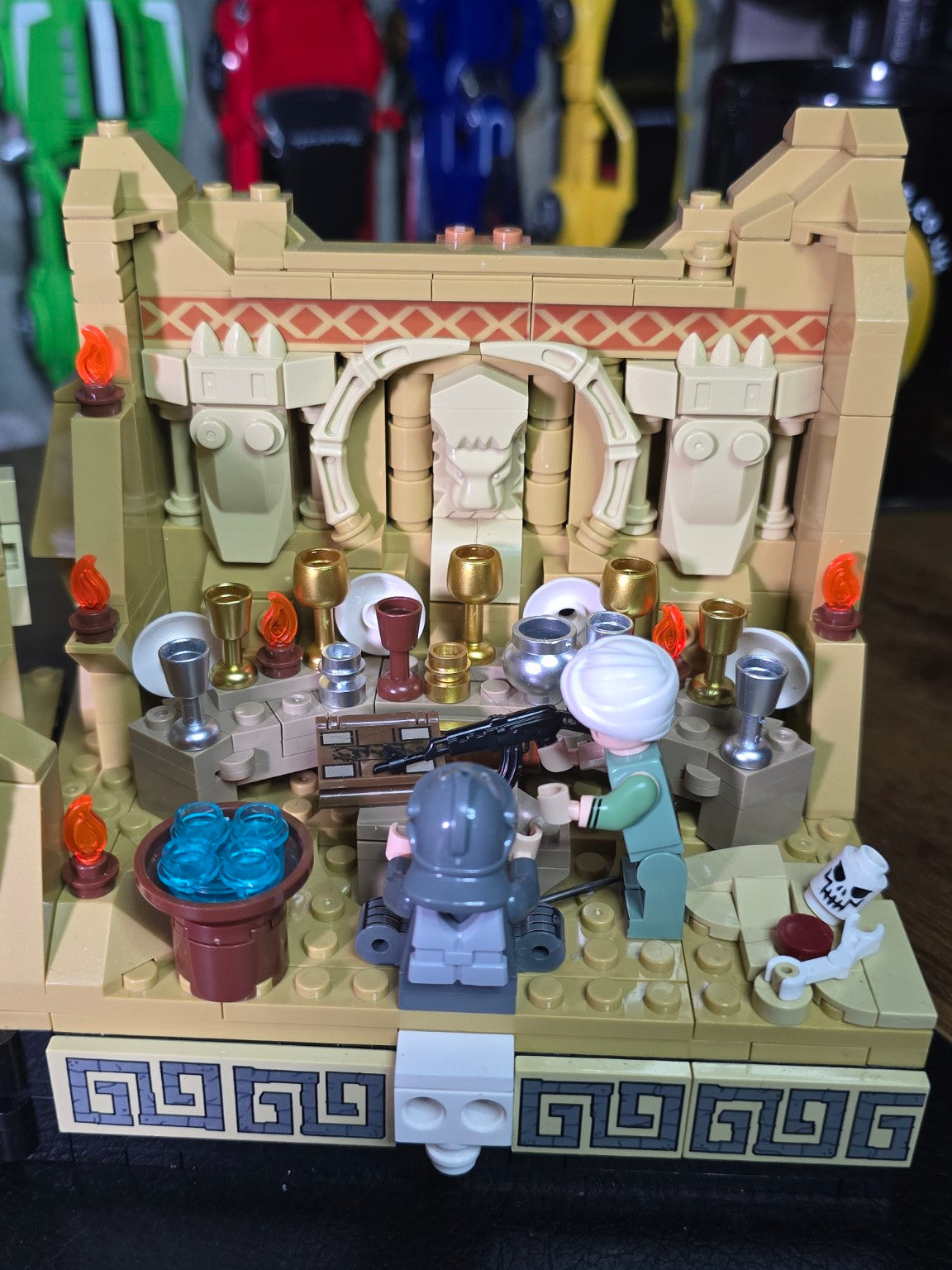 Close-up of the Holy Grail chamber in the finished Tokmoc Temple build